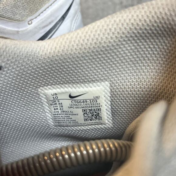 Men’s Nike Alpha Menace Elite 3 Pro M 10 Football Cleats White Red CT6649-103 - Picture 6 of 15